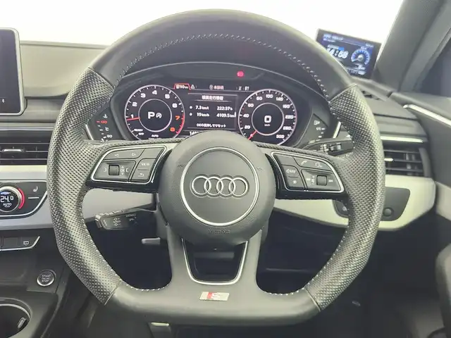 アウディ Ａ４ 45TFSIクワトロスポーツ 愛知県 2019(令1)年 1.5万km デイトナグレーパールエフェクト ナビ　/Ａｐｐｌｅ　ＣａｒＰｌａｙ　/全方位カメラ　/ハーフレザー　/パワーシート　/シートヒーター　/ＥＴＣ２．０　/ＢＳＭ　/ＵＳＢ　/クルコン　/パドルシフト　/前後ドラレコ　/ソナー　/ＬＥＤ　/保証書　/取説　/記録簿