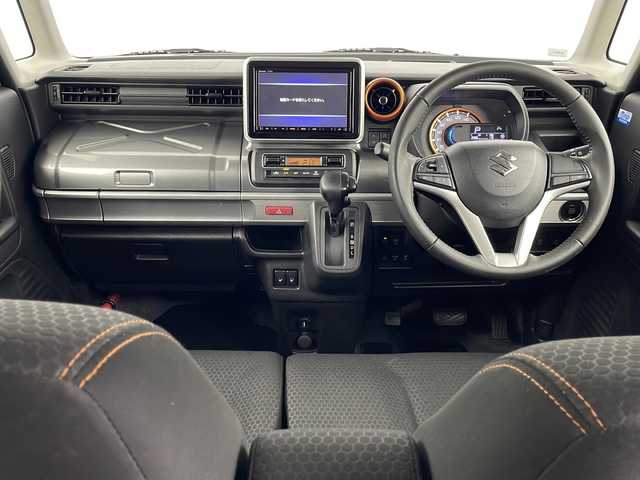 スズキ スペーシア ギア HYBRID XZ 埼玉県 2019(平31)年 6.9万km 青 純正9インチSDナビ/全方位カメラ/前席シートヒータ/オートLEDライト/フルセグTV/コーナーセンサー/純正ドラレコ/HUD