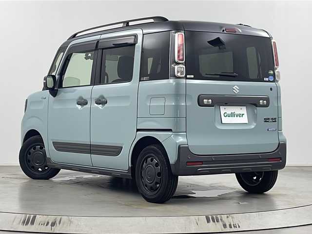 スズキ スペーシア ギア HYBRID XZ 埼玉県 2019(平31)年 6.9万km 青 純正9インチSDナビ/全方位カメラ/前席シートヒータ/オートLEDライト/フルセグTV/コーナーセンサー/純正ドラレコ/HUD
