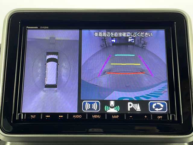 スズキ スペーシア ギア HYBRID XZ 埼玉県 2019(平31)年 6.9万km 青 純正9インチSDナビ/全方位カメラ/前席シートヒータ/オートLEDライト/フルセグTV/コーナーセンサー/純正ドラレコ/HUD