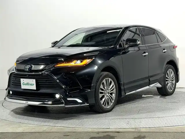 トヨタ ハリアー ハイブリッド Z レザーパッケージ 大阪府 2021(令3)年 2.2万km プレシャスブラックパール モデリスタエアロ 黒革シート JBLサウンド 純正12.3incナビTV 360カメラ デジタルインナーミラー ヘッドアップD パワーシート/ヒーター/エアコン 電動リアゲート ハンドルヒーター レーダーC 衝突軽減B ブラインドSM