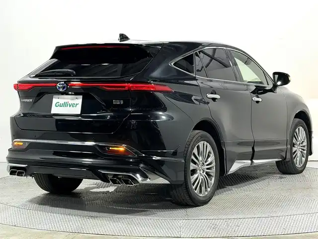 トヨタ ハリアー ハイブリッド Z レザーパッケージ 大阪府 2021(令3)年 2.2万km プレシャスブラックパール モデリスタエアロ 黒革シート JBLサウンド 純正12.3incナビTV 360カメラ デジタルインナーミラー ヘッドアップD パワーシート/ヒーター/エアコン 電動リアゲート ハンドルヒーター レーダーC 衝突軽減B ブラインドSM