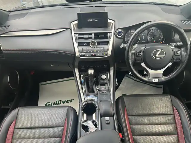 レクサス ＮＸ 300h Fスポーツ 山形県 2015(平27)年 8.6万km グラファイトブラックガラスフレーク 衝突被害軽減システム/純正SDナビ/　　【CD　DVD　BT　フルセグ　USB　AUX　MSV】/全周囲カメラ/パワーバックドア/レーダークルーズコントロール/LEDオートライト/レザーシート/パワーシート/エアシート/シートヒーター/純正20インチアルミホイール/ドライブレコーダー/コーナーセンサー/ステアリングヒーター/ブラインドスポットモニター/ステアリングスイッチ/スマートキー/ETC