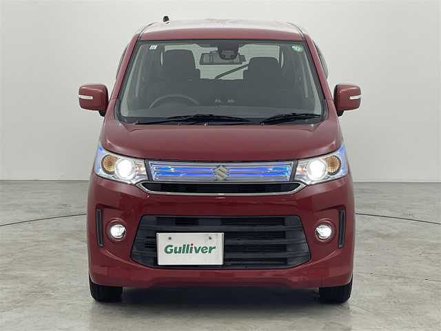 スズキ ワゴンＲ スティングレー X 福岡県 2015(平27)年 7.5万km フェニックスレッドパール 社外ナビ（Ｂｌｕｅｔｏｏｔｈ，フルセグＴＶ）　/ＥＴＣ　/デジタルミラー型ドラレコ　/衝突軽減ブレーキ　/横滑り防止装置　/アイドリングストップ　/シートヒーター　/純正フロアマット　/純正１４インチアルミホイール