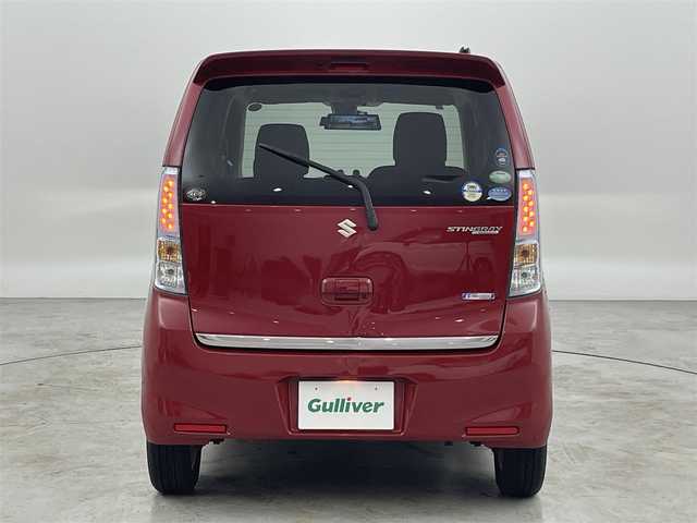 スズキ ワゴンＲ スティングレー X 福岡県 2015(平27)年 7.5万km フェニックスレッドパール 社外ナビ（Ｂｌｕｅｔｏｏｔｈ，フルセグＴＶ）　/ＥＴＣ　/デジタルミラー型ドラレコ　/衝突軽減ブレーキ　/横滑り防止装置　/アイドリングストップ　/シートヒーター　/純正フロアマット　/純正１４インチアルミホイール