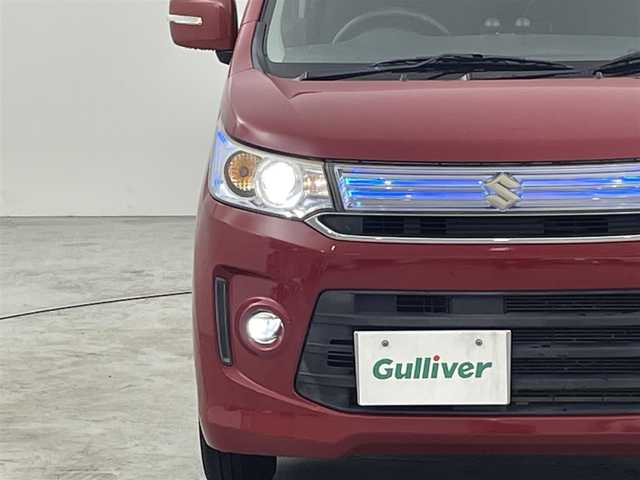 スズキ ワゴンＲ スティングレー X 福岡県 2015(平27)年 7.5万km フェニックスレッドパール 社外ナビ（Ｂｌｕｅｔｏｏｔｈ，フルセグＴＶ）　/ＥＴＣ　/デジタルミラー型ドラレコ　/衝突軽減ブレーキ　/横滑り防止装置　/アイドリングストップ　/シートヒーター　/純正フロアマット　/純正１４インチアルミホイール