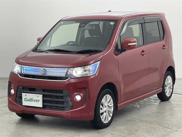 スズキ ワゴンＲ スティングレー X 福岡県 2015(平27)年 7.5万km フェニックスレッドパール 社外ナビ（Ｂｌｕｅｔｏｏｔｈ，フルセグＴＶ）　/ＥＴＣ　/デジタルミラー型ドラレコ　/衝突軽減ブレーキ　/横滑り防止装置　/アイドリングストップ　/シートヒーター　/純正フロアマット　/純正１４インチアルミホイール