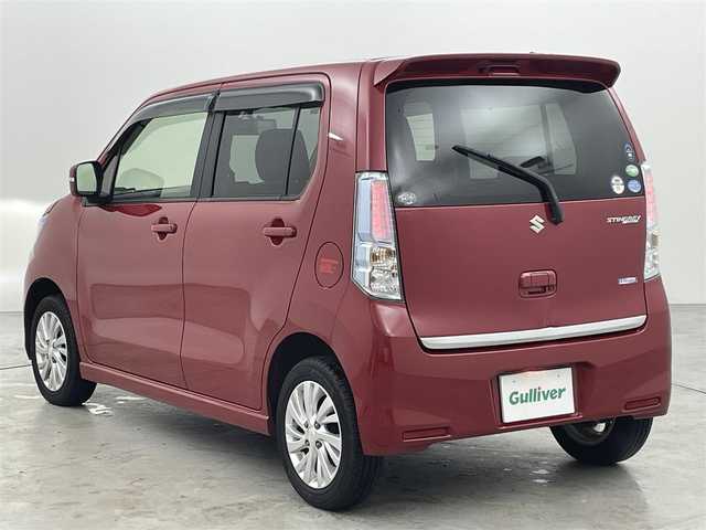 スズキ ワゴンＲ スティングレー X 福岡県 2015(平27)年 7.5万km フェニックスレッドパール 社外ナビ（Ｂｌｕｅｔｏｏｔｈ，フルセグＴＶ）　/ＥＴＣ　/デジタルミラー型ドラレコ　/衝突軽減ブレーキ　/横滑り防止装置　/アイドリングストップ　/シートヒーター　/純正フロアマット　/純正１４インチアルミホイール