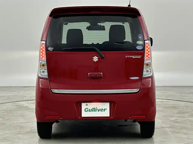 スズキ ワゴンＲ スティングレー X 福岡県 2015(平27)年 7.5万km フェニックスレッドパール 社外ナビ（Ｂｌｕｅｔｏｏｔｈ，フルセグＴＶ）　/ＥＴＣ　/デジタルミラー型ドラレコ　/衝突軽減ブレーキ　/横滑り防止装置　/アイドリングストップ　/シートヒーター　/純正フロアマット　/純正１４インチアルミホイール