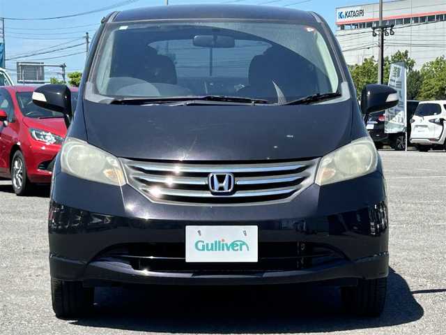 ホンダ フリード G Lパッケージ 道央・札幌 2009(平21)年 9.8万km プレミアムブラキッシュパール ４WD/純正HDDナビ/AM/FM/CD/DVD/BT/フルセグ/ETC/寒冷地仕様/片側パワースライドドア/ヘッドライトレベライザー/横滑り防止システム/電格ミラー/ウィンカーミラー/AAC/純正フロアマット/ドアミラーヒーター