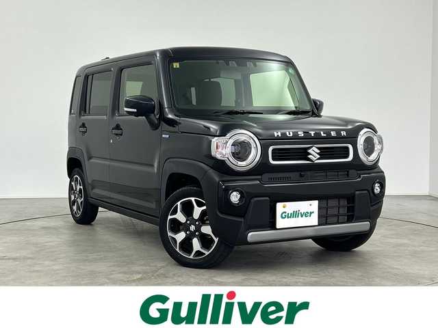 スズキ ハスラー HYBRID X ターボ 三重県 2020(令2)年 3.2万km ブルーイッシュブラックパール3 禁煙車/純正9インチメモリーナビ/全方位カメラ/衝突軽減ブレーキ　/レーンキープアシスト　/レーダークルーズコントロール　/ＤＮ席シートヒーター　/後方コーナーセンサー　/ＥＴＣ　/サイド／カーテンエアバッグ/パドルシフト/スマートキー/プッシュスタート/ステアリングスイッチ