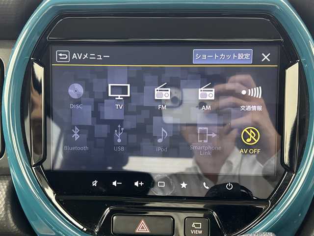 スズキ ハスラー HYBRID X ターボ 三重県 2020(令2)年 3.2万km ブルーイッシュブラックパール3 禁煙車/純正9インチメモリーナビ/全方位カメラ/衝突軽減ブレーキ　/レーンキープアシスト　/レーダークルーズコントロール　/ＤＮ席シートヒーター　/後方コーナーセンサー　/ＥＴＣ　/サイド／カーテンエアバッグ/パドルシフト/スマートキー/プッシュスタート/ステアリングスイッチ