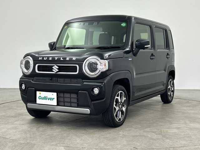 スズキ ハスラー HYBRID X ターボ 三重県 2020(令2)年 3.2万km ブルーイッシュブラックパール3 禁煙車/純正9インチメモリーナビ/全方位カメラ/衝突軽減ブレーキ　/レーンキープアシスト　/レーダークルーズコントロール　/ＤＮ席シートヒーター　/後方コーナーセンサー　/ＥＴＣ　/サイド／カーテンエアバッグ/パドルシフト/スマートキー/プッシュスタート/ステアリングスイッチ