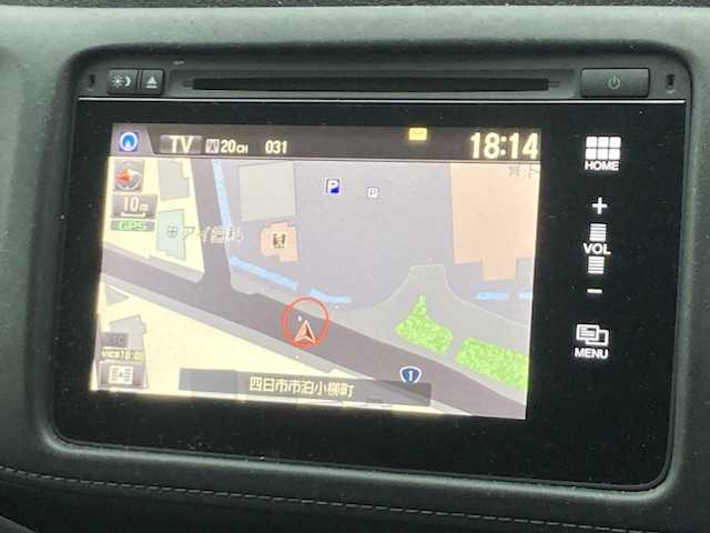 ホンダ ヴェゼル ハイブリッド X 福岡県 2014(平26)年 11.6万km クリスタルブラックパール (株)IDOMが運営する【じしゃロン八幡西店】の自社ローン対象車両になります。こちらは現金ご利用時の価格です。自社ローンご希望の方は別途その旨お申付け下さい。/純正HDDナビ/フルセグTV/（BT/CD/AM/FM）/バックカメラ/ETC/ドライブレコーダー/クルーズコントロール/LEDヘッドライト/オートライト/エンジンスタートボタン