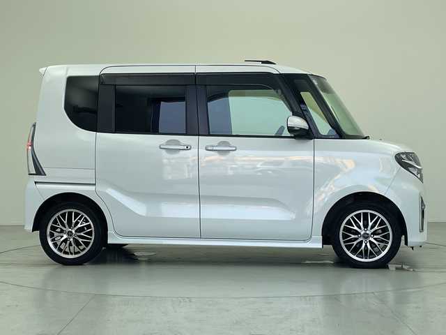 ダイハツ タント カスタム X セレクション 神奈川県 2020(令2)年 4.8万km シャイニングホワイトパール スマートアシスト/衝突回避・軽減ブレーキ/オートハイビーム/誤発進抑制機能/車線逸脱警告/先行車発進のお知らせ/社外ナビ/フルセグTV/バックカメラ/両側パワースライドドア/コーナーセンサー/社外アルミホイール/ETC/LEDライト/ハーフレザーシート/シートヒーター/スマートキー/プッシュスタート