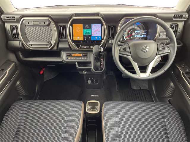 スズキ ハスラー Jスタイル Ⅱ 大阪府 2022(令4)年 3.6万km シフォンアイボリーメタリック/ウッディブラウン2トーンルーフ セーフティサポート/　・デュアルカメラブレーキサポート/　・誤発進抑制機能/　・車線逸脱警報機能/　・リアパーキングセンサー/　・アダプティブクルーズコントロール/純正メモリナビ/　　CD/DVD/BT/フルセグTV/全方位モニター/バックカメラ/LEDオートライト/フォグランプ/シートヒーター/純正15インチアルミホイール/ルーフレール/アイドリングストップ/スマートキー/ビルトインETC