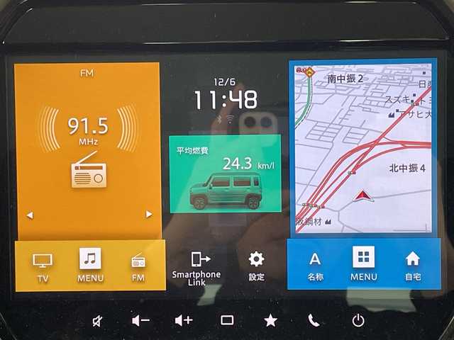 スズキ ハスラー Jスタイル Ⅱ 大阪府 2022(令4)年 3.6万km シフォンアイボリーメタリック/ウッディブラウン2トーンルーフ セーフティサポート/　・デュアルカメラブレーキサポート/　・誤発進抑制機能/　・車線逸脱警報機能/　・リアパーキングセンサー/　・アダプティブクルーズコントロール/純正メモリナビ/　　CD/DVD/BT/フルセグTV/全方位モニター/バックカメラ/LEDオートライト/フォグランプ/シートヒーター/純正15インチアルミホイール/ルーフレール/アイドリングストップ/スマートキー/ビルトインETC