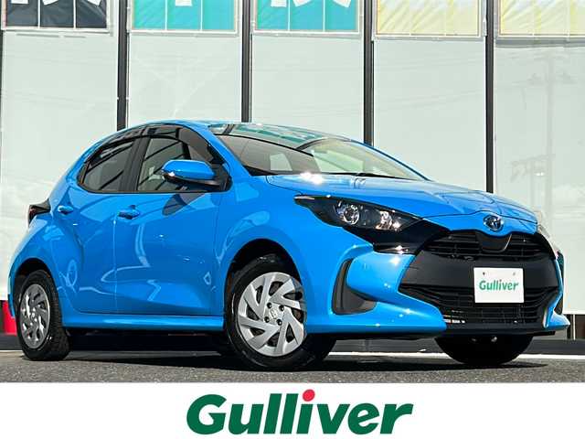 トヨタ ヤリス ハイブリッド G 山形県 2020(令2)年 2.7万km シアンM 禁煙車/4WD/ワンオーナー/純正ディスプレイオーディオ/（ナビ/Bluetooth/USB/AM/FM）/トヨタセーフティセンス/・プリクラッシュセーフティ/・オートマチックハイビーム/・レーンディパーチャーアラート（LDA）/・ロードサインアシスト（RSA）/・先行車発進お知らせ機能/衝突軽減ブレーキ/クリアランスソナー/バックカメラ/ビルトインETC/前後ドライブレコーダー/スマートキー/プッシュスタート/ワイパーデアイサー/電動格納ミラー