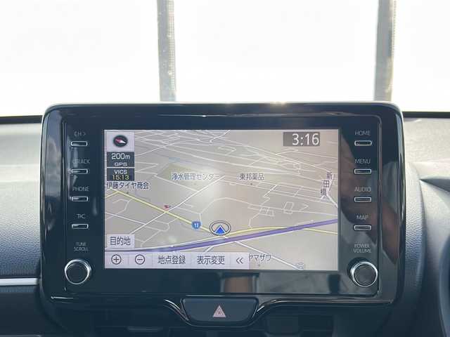トヨタ ヤリス ハイブリッド G 山形県 2020(令2)年 2.7万km シアンM 禁煙車/4WD/ワンオーナー/純正ディスプレイオーディオ/（ナビ/Bluetooth/USB/AM/FM）/トヨタセーフティセンス/・プリクラッシュセーフティ/・オートマチックハイビーム/・レーンディパーチャーアラート（LDA）/・ロードサインアシスト（RSA）/・先行車発進お知らせ機能/衝突軽減ブレーキ/クリアランスソナー/バックカメラ/ビルトインETC/前後ドライブレコーダー/スマートキー/プッシュスタート/ワイパーデアイサー/電動格納ミラー