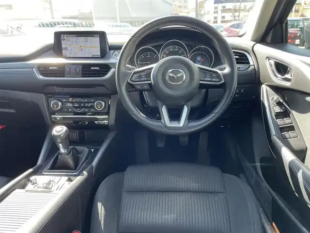 マツダ アテンザ セダン XD 静岡県 2017(平29)年 2.5万km マシーングレープレミアムM ワンオーナー/6速マニュアル/純正ナビ・フルセグTV/DVD/CD/USB/Bluetooth/純正19インチアルミホイール/バックカメラ/衝突軽減ブレーキ/クルーズコントロール/LEDヘッドライト/スマートキー2個/プッシュスタート/新車時保証書/取扱説明書