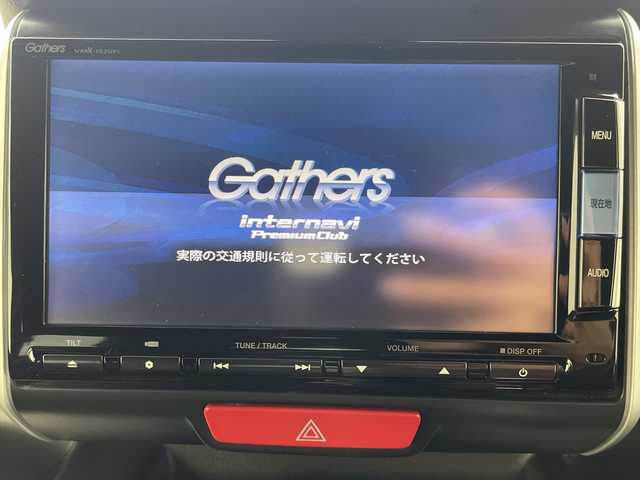 ホンダ Ｎ ＢＯＸ スラッシュ G ターボ Aパッケージ 岐阜県 2015(平27)年 8.4万km ポリッシュドメタルメタリック 純正ナビ（BT　CD　DVD　USB）/ワンセグTV/ETC/クルーズコントロールシステム/パドルシフト/プッシュスタート/革巻ステアリング/電動パーキングブレーキ/電動格納ミラー/純正フロアマット/ドアバイザー/車高調（ローダウン）