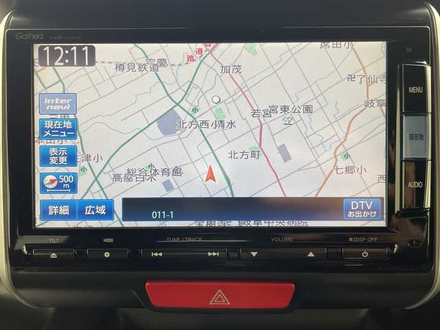 ホンダ Ｎ ＢＯＸ スラッシュ G ターボ Aパッケージ 岐阜県 2015(平27)年 8.4万km ポリッシュドメタルメタリック 純正ナビ（BT　CD　DVD　USB）/ワンセグTV/ETC/クルーズコントロールシステム/パドルシフト/プッシュスタート/革巻ステアリング/電動パーキングブレーキ/電動格納ミラー/純正フロアマット/ドアバイザー/車高調（ローダウン）