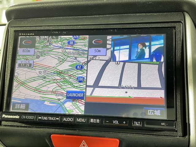 ホンダ Ｎ ＢＯＸ カスタム G ターボ Lパッケージ 沖縄県 2015(平27)年 7.2万km プレミアムホワイトパールⅡ 禁煙車/両側パワースライド/社外ナビ/　ＣＤ／ＤＶＤ／フルセグＴＶ/ドライブレコーダー３６０°/バックカメラ/パドルシフト/ターボ/テアリングスイッチ/クルーズコントロール/スペアキー/純正アルミ/チップアップシート