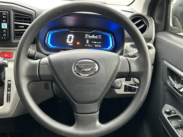 ダイハツ ミラ イース X リミテッド SAⅢ 埼玉県 2023(令5)年 1万km スプラッシュブルーM 登録時9927km/ワンオーナー/純正メモリーナビ（フルセグTV/AM/FM/BT）/Bカメラ/コーナーセンサー前後/純正ドラレコ前/純正フロアマット/衝突軽減システム/オートマチックハイビーム/純正ＬＥＤヘッドライト/ドアバイザー/アイドリングストップ/オートライト/リモコンキー/電動格納ミラー/車両/ナビ取扱説明書/保証書