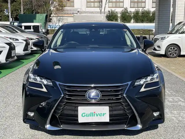 レクサス ＧＳ 300h Iパッケージ 兵庫県 2016(平28)年 7.5万km グラファイトブラックガラスフレーク 外部検査実施済み//OP 18インチAW（切削光輝）//OP クリアランスソナー//OP 3眼フルLEDヘッドランプ//OP アダプティブハイビームシステム//黒本革シート//前席ヒーター/ベンチレーション/電動/運転席メモリ付//メーカーSDナビ（12.3インチ）//地デジ/DVD/BT/USB/AUX//ステアリングリモコン//ステアリングヒーター//バックカメラ//ビルトインETC//電動リヤサンシェード//ドライブレコーダー//プリクラッシュセーフティ//レーンキープアシスト//タイヤ空気圧警報（TPMS）//レーダークルーズコントロール