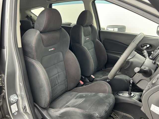 日産 ノート ニスモ 宮城県 2015(平27)年 8.9万km ダークメタルグレー 純正7インチナビ/・CD・DVD・Bluetooth・SD・AUX/フルセグTV/バックカメラ/革巻きステアリング/プッシュスタート/スマートキー/アイドリングストップ/HIDヘッドライト/フォグライト/純正フロアマット/純正１６インチAW/ドアバイザー/横滑り防止装置