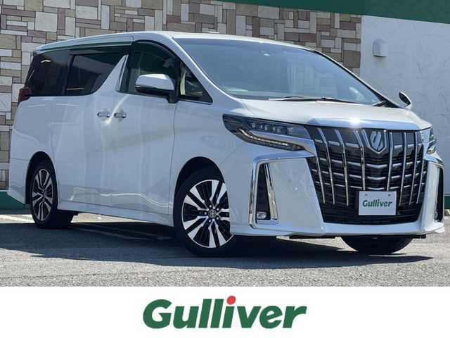 トヨタ アルファード S Cパッケージ 徳島県 2022(令4)年 1.6万km ホワイトパールクリスタルシャイン ツインムーンルーフ/純正9インチメーカーオプションナビ/　フルセグ(キャンセラー 有)/BT/  /AppleCarPlay/AndroidAuto/バックカメラ/デジタルインナーミラー/ブラインドスポットモニター/シーケンシャルウィンカー/衝突被害軽減ブレーキ/アダプティブクルーズコントロール/レーンキープアシスト/両側パワースライドドア/黒革レザーシート/全席パワーシート/シートヒーター/エアシート/ステアリングヒーター/三眼LEDヘッドライト/オートライト/オートマチックハイビーム/フォグランプ/電子パーキング/オートホールド/ETC2.0/前後ドライブレコーダー/純正18インチアルミホイール/純正フロアマット/スマートキー２本