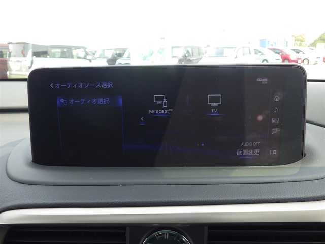 レクサス ＲＸ 450h Fスポーツ 千葉県 2022(令4)年 2.7万km ディープブルーマイカ Lexus Safety System+/・プリクラッシュセーフティ/・レーンディパーチャーアラート/・オートハイビーム/・レーダークルーズコントロール/・ブラインドスポットモニター/・RCTA（リヤクロストラフィックアラート）/ムーンルーフ/ヘッドアップディスプレイ/ブラックレザーシート/前席パワーシート/エアシート/シートヒーター/純正SDナビ/地デジTV/【DVD/CD再生機能　Bluetooth接続】/バックカメラ/リバース連動ドアミラー（左/右）/ドライブレコーダー（DRF-H68A）/革巻きステアリング/ステアリングヒーター/ステアリングスイッチ/パドルシフト/ETC（2.0）/3眼LEDヘッドライト/フォグライト/ウインカーミラー/クリアランスソナー/純正20インチアルミホイル/サイド/カーテン/ニーエアバッグ/スマートキー