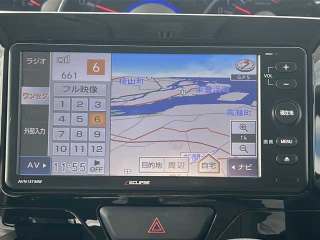 ダイハツ タント カスタム X SA Ⅲ 三重県 2017(平29)年 5.1万km ブラックマイカメタリック 社外ナビ　/バックカメラ　/片側パワースライドドア /運転席シートヒーター/前方ドライブレコーダー /レーンキープアシスト /衝突軽減ブレーキ /LEDヘッドライト /オートハイビーム /オートライト/ステアリングスイッチ/リアサンシェード/純正フロアマット /禁煙車