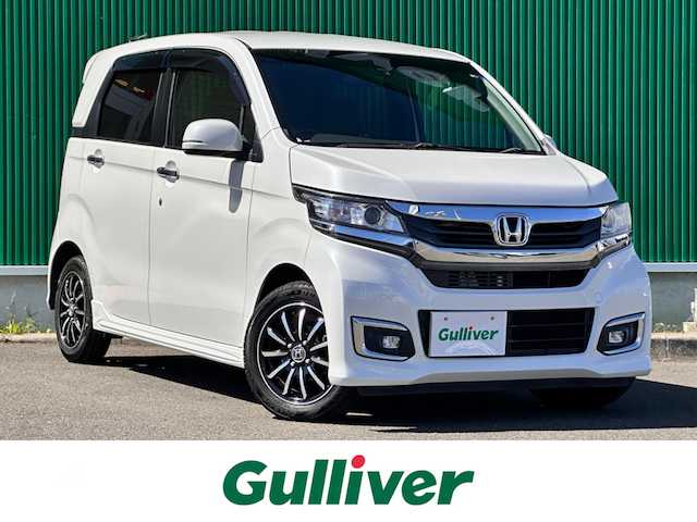 ホンダ Ｎ ＷＧＮ カスタム G SSパッケージⅡ 宮城県 2018(平30)年 5万km プラチナホワイトパール あんしんパッケージ/・シティブレーキアクティブシステム/・前席用i-サイドエアバッグシステム/＋サイドカーテンエアバッグシステム/純正ナビ（VXM-184VFi）/・CD/DVD/・Bluetooth/・フルセグTV/バックカメラ/ビルトインETC/ハーフレザーシート/シートヒーター/革巻きステアリング/ステアリングスイッチ/クルーズコントロール/HIDヘッドランプ/フォグランプ/オートライト/スマートキー＆プッシュスタート/電動格納ミラー/純正14インチAW/純正フロアマット/ドアバイザー
