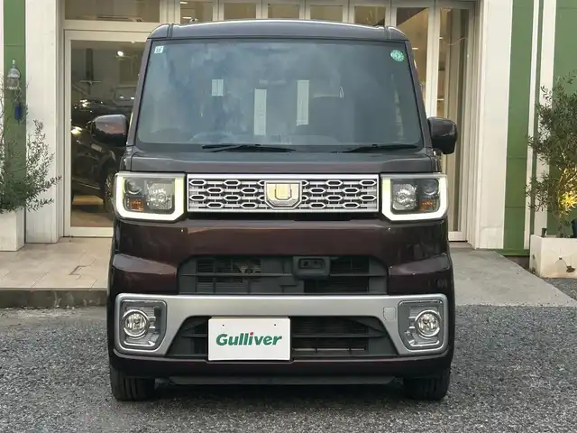 ダイハツ ウェイク G SA 埼玉県 2015(平27)年 10.4万km プラムブラウンクリスタルマイカ ターボ/スマートアシスト/純正ナビTV/バックカメラ/ETC/両側パワースライドドア/LEDヘッドライト/プッシュスタート/横滑り防止装置/オートライト