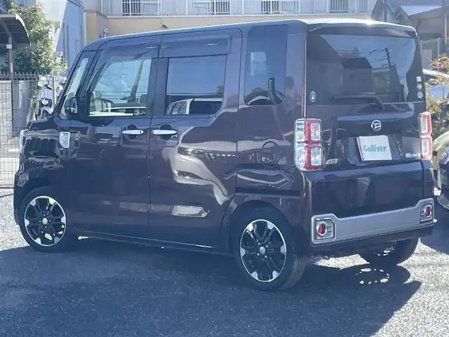 ダイハツ ウェイク G SA 大阪府 2015(平27)年 12.3万km プラムブラウンクリスタルマイカ 純正ナビ/-Bluetooth/フルセグTV/CD/DVD/FM/AM/衝突被害軽減ブレーキ/両側パワースライドドア/バックカメラ/ETC/プッシュスタート/スマートキー