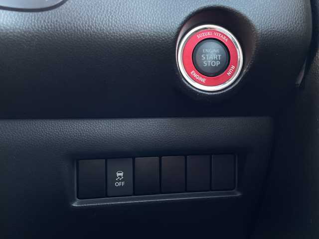 スズキ スイフト 山口県 2017(平29)年 4.5万km スピーディーブルーM 純正ナビ（フルセグTV、AM/FM、Bluetooth）/全方位カメ/ブリッジ車高調/社外マフラー/オートゲージ３連メーター/前後ミラー型ドラレコ/LEDオートライト/赤革シートカバー/運転席シートヒーター/純正１７インチアルミホイール/スペアキー２本/横滑り防止装置