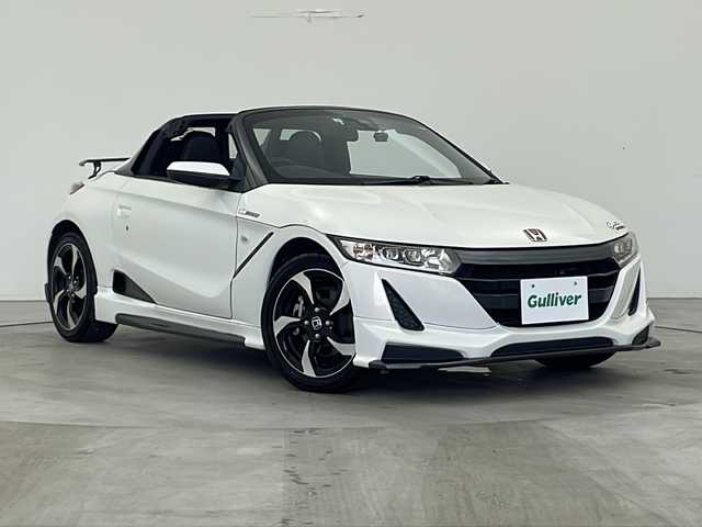 ホンダ Ｓ６６０ α 秋田県 2017(平29)年 2.7万km プレミアムスターホワイトパール シティブレーキアクティブシステム　/クルーズコントロール　/パドルシフト　/無限エアロ　/社外マフラー　/ＬＥＤヘッドライト　/革調シートカバー　/ＥＴＣ　/前方ドライブレコーダー　/プッシュスタート　/スマートキー/アイドリングストップ