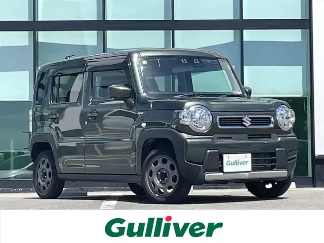 スズキ ハスラー HYBRID G 和歌山県 2020(令2)年 3.2万km クールカーキPM 社外7インチナビ（AVIN-LS01W)/バックカメラ/BT/CD/DVD/衝突被害軽減ブレーキ/レーンキープアシスト/横滑り防止/後方コーナーセンサー/オートライト/前後ドラレコ/ETC/前席シートヒーター/ヘッドライトレベライザー/ステアリングリモコン/社外フロアマット/ドアバイザー/アイドリングストップ/プッシュスタート