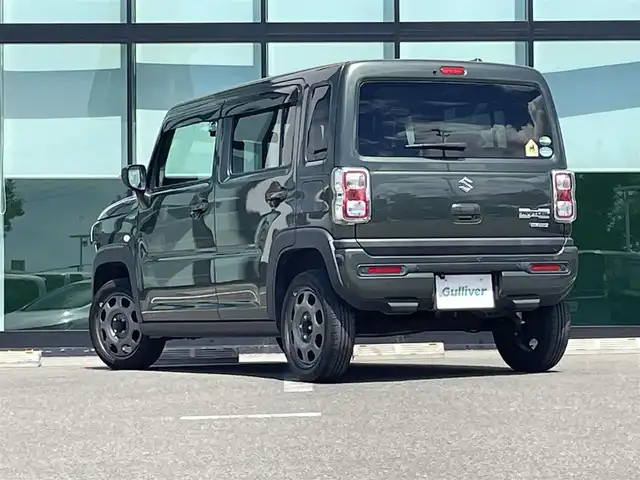 スズキ ハスラー HYBRID G 和歌山県 2020(令2)年 3.2万km クールカーキPM 社外7インチナビ（AVIN-LS01W)/バックカメラ/BT/CD/DVD/衝突被害軽減ブレーキ/レーンキープアシスト/横滑り防止/後方コーナーセンサー/オートライト/前後ドラレコ/ETC/前席シートヒーター/ヘッドライトレベライザー/ステアリングリモコン/社外フロアマット/ドアバイザー/アイドリングストップ/プッシュスタート