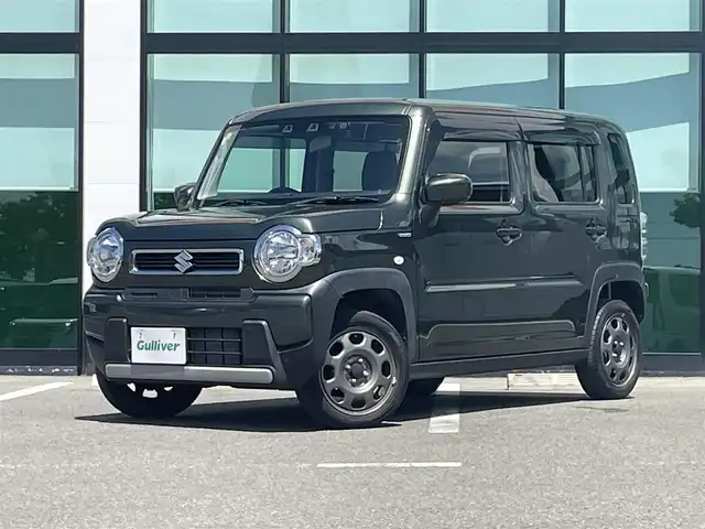 スズキ ハスラー HYBRID G 和歌山県 2020(令2)年 3.2万km クールカーキPM 社外7インチナビ（AVIN-LS01W)/バックカメラ/BT/CD/DVD/衝突被害軽減ブレーキ/レーンキープアシスト/横滑り防止/後方コーナーセンサー/オートライト/前後ドラレコ/ETC/前席シートヒーター/ヘッドライトレベライザー/ステアリングリモコン/社外フロアマット/ドアバイザー/アイドリングストップ/プッシュスタート