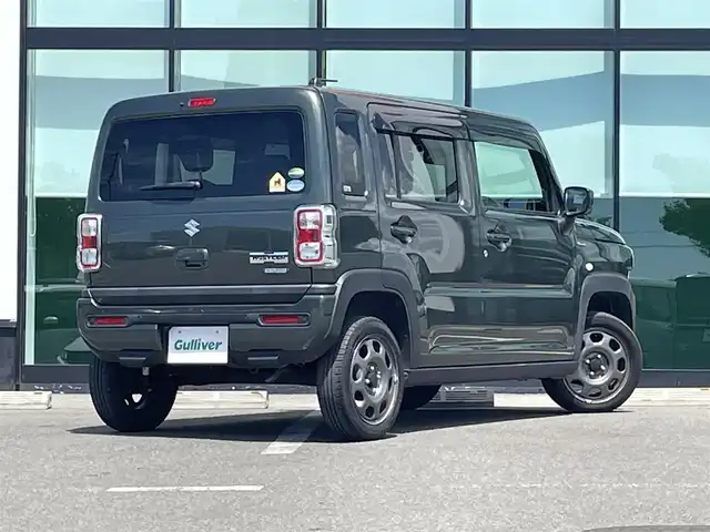 スズキ ハスラー HYBRID G 和歌山県 2020(令2)年 3.2万km クールカーキPM 社外7インチナビ（AVIN-LS01W)/バックカメラ/BT/CD/DVD/衝突被害軽減ブレーキ/レーンキープアシスト/横滑り防止/後方コーナーセンサー/オートライト/前後ドラレコ/ETC/前席シートヒーター/ヘッドライトレベライザー/ステアリングリモコン/社外フロアマット/ドアバイザー/アイドリングストップ/プッシュスタート