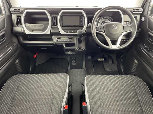 スズキ ハスラー HYBRID G 新潟県 2020(令2)年 3.2万km クールカーキPM 社外7インチナビ（AVIN-LS01W)/バックカメラ/BT/CD/DVD/衝突被害軽減ブレーキ/レーンキープアシスト/横滑り防止/後方コーナーセンサー/オートライト/前後ドラレコ/ETC/前席シートヒーター/ヘッドライトレベライザー/ステアリングリモコン/社外フロアマット/ドアバイザー/アイドリングストップ/プッシュスタート/ドアバイザー