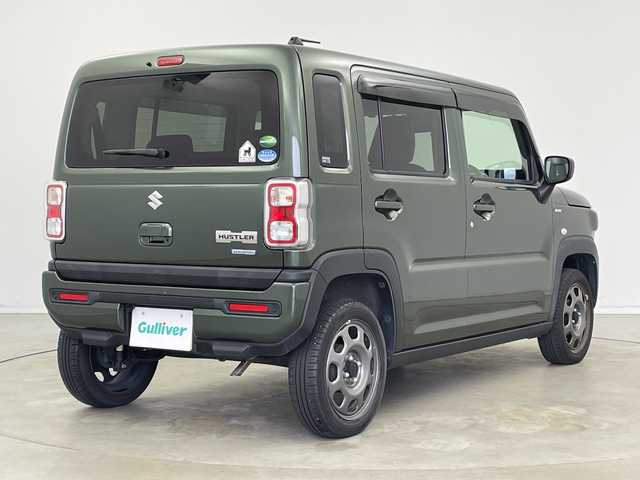 スズキ ハスラー HYBRID G 新潟県 2020(令2)年 3.2万km クールカーキPM 社外7インチナビ（AVIN-LS01W)/バックカメラ/BT/CD/DVD/衝突被害軽減ブレーキ/レーンキープアシスト/横滑り防止/後方コーナーセンサー/オートライト/前後ドラレコ/ETC/前席シートヒーター/ヘッドライトレベライザー/ステアリングリモコン/社外フロアマット/ドアバイザー/アイドリングストップ/プッシュスタート/ドアバイザー