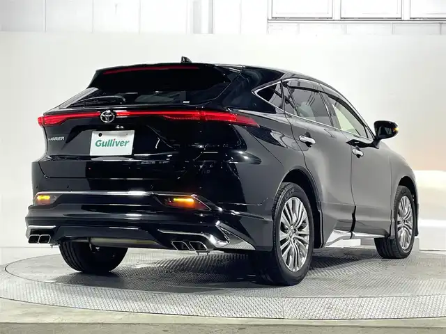 トヨタ ハリアー Z レザーパッケージ 大阪府 2021(令3)年 1.7万km プレシャスブラックパール サンルーフ　モデリスタエアロ　全方位カメラ　デジタルインナーミラー　純正ナビＴＶ　レーダークルコン　レザーシート　ＢＳＭ　シートヒーター　シートエアコン　ステアリングヒーター　ＨＵＤ　パワーシート