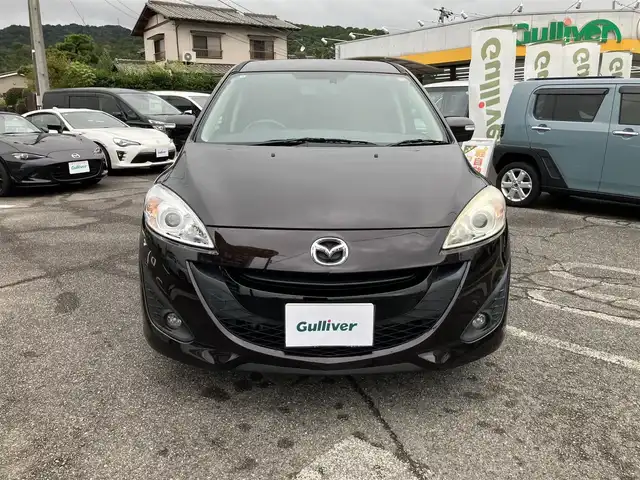 マツダ プレマシー 20S スカイアクティブ Lパック 広島県 2016(平28)年 9.9万km ラディアントエボニーマイカ ワンオーナー/純正ナビ・フルセグTV/ハーフレザーシート/パドルシフト/HIDオートライト/アルパインフリップダウンモニター/クルーズコントロール/バックカメラ/両側パワースライドドア/スマートインETC/アドバンストキー