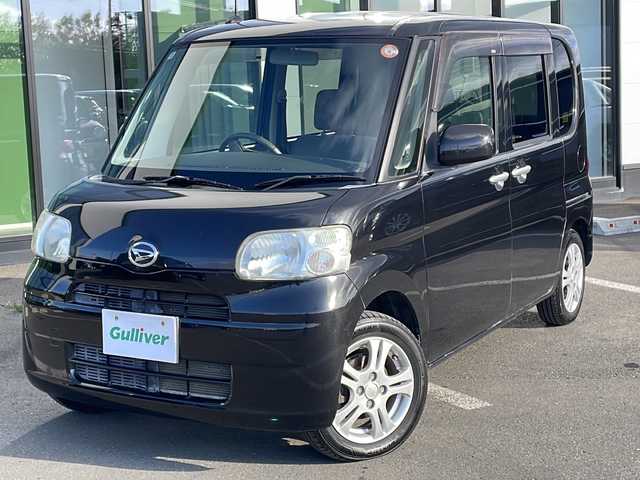 ダイハツ タント X 道東・釧路十勝 2012(平24)年 8万km ブラックマイカメタリック ・４WD/・純正CDオーディオ/・純正エンジンスターター/・片側パワースライドドア/・スマートキー/・ドアバイザー/・電動格納ミラー/・アイドリングストップ/・スチールホイール付冬タイヤ積込/（155/65/14)