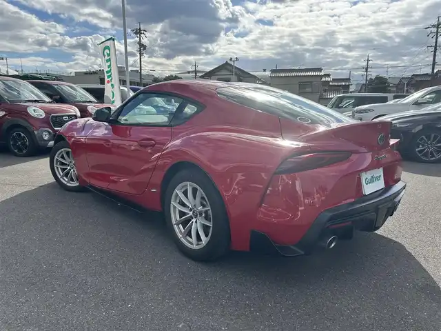 トヨタ スープラ SZ 愛知県 2020(令2)年 3.5万km プロミネンスレッド スマートキー/プッシュスタート/純正ナビ/フルセグTV/BT/バックカメラ/ETC/純正17インチAW/レーダークルーズコントロール/ブラインドスポットモニター/クリアランスソナー/ドライブレコーダー/オートライト/アイドリングストップ/スペアキー