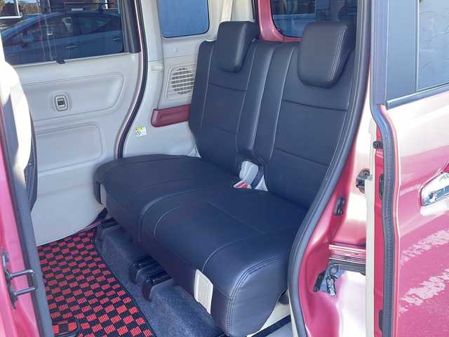 スズキ スペーシア HYBRID X 徳島県 2018(平30)年 8.3万km チアフルピンクメタリック/ホワイト2トーンルーフ 2トーン /ルーフレール/純正8インチSDナビ(CN-RZ846)/（Bluetooth/フルセグ/CD/DVD/iPod/USB）/全方位カメラ /両側パワースライドドア/運転席シートヒーター/デジタルインナーミラー /ASSURAレーダー探知機(AR-46LA)/LONZAペダルカバー/衝突軽減ブレーキ /後方コーナーセンサー /レーンキープアシスト/HUD /HIDヘッドライト /オートライト/ETC/前方ドライブレコーダー(HF-AHD-2309Y)/純正14AW/Wエアバッグ