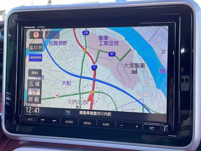 スズキ スペーシア HYBRID X 徳島県 2018(平30)年 8.3万km チアフルピンクメタリック/ホワイト2トーンルーフ 2トーン /ルーフレール/純正8インチSDナビ(CN-RZ846)/（Bluetooth/フルセグ/CD/DVD/iPod/USB）/全方位カメラ /両側パワースライドドア/運転席シートヒーター/デジタルインナーミラー /ASSURAレーダー探知機(AR-46LA)/LONZAペダルカバー/衝突軽減ブレーキ /後方コーナーセンサー /レーンキープアシスト/HUD /HIDヘッドライト /オートライト/ETC/前方ドライブレコーダー(HF-AHD-2309Y)/純正14AW/Wエアバッグ